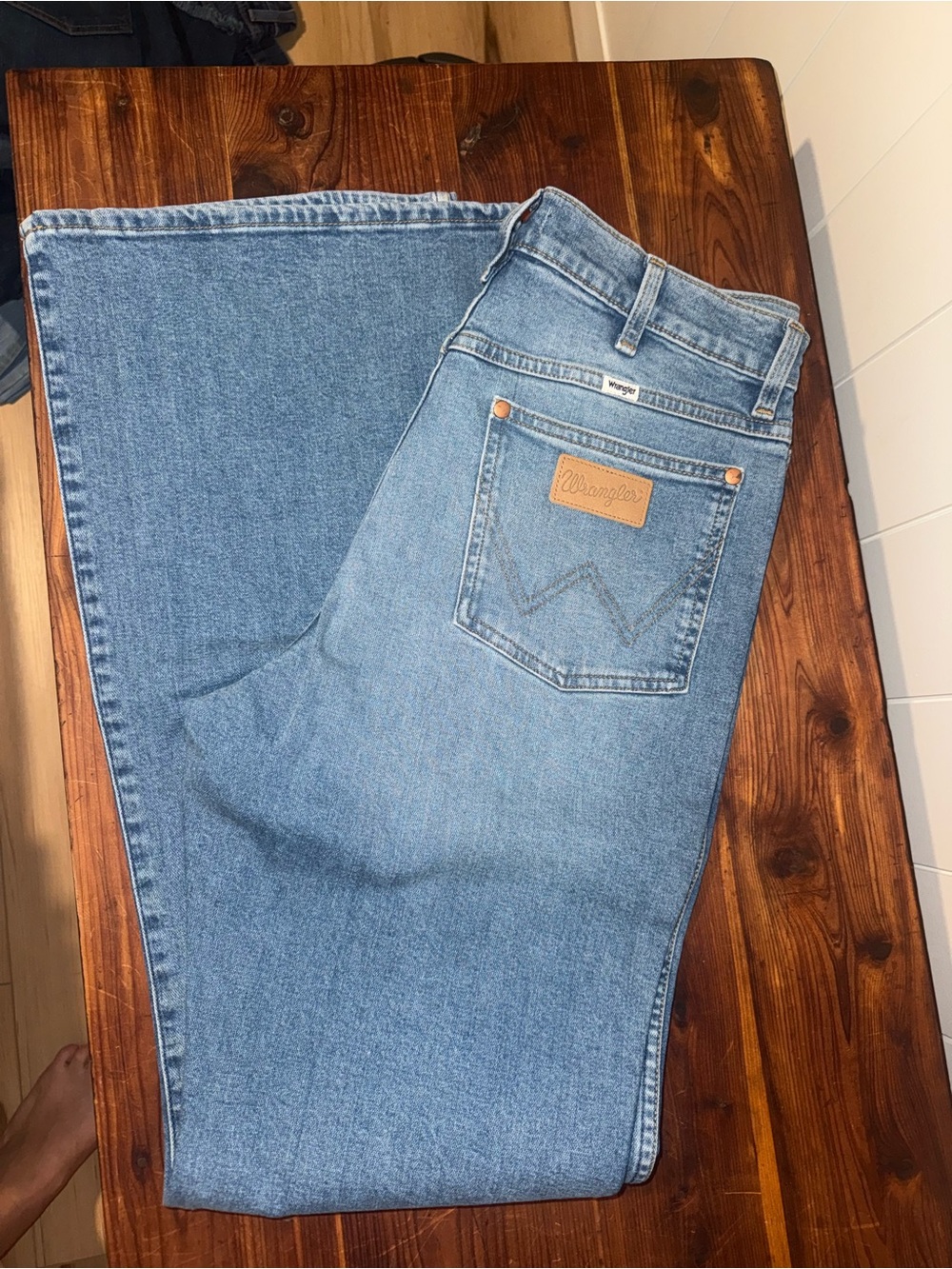 Wrangler Women's Light Blue Flare Jeans